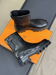 Hermes Ankle Boots Black - 4