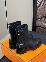 Hermes Ankle Boots Black - 2