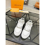 Louis Vuitton LV Trainer Sneaker Grey White - 3