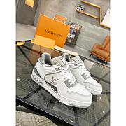 Louis Vuitton LV Trainer Sneaker Grey White - 2