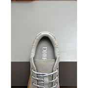 Dior And Stone Island B33 Sneaker Sliver And Brown - 5