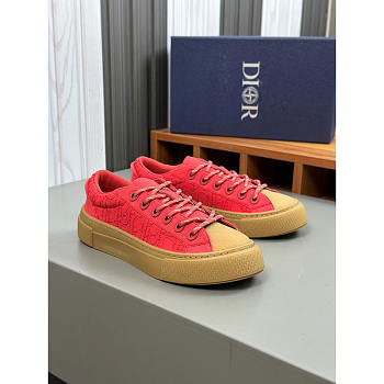 Dior And Stone Island B33 Sneaker Red And Brown