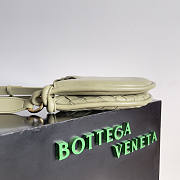 Bottega Veneta Gemelli Messenger Green Bag 26x15x8cm - 3