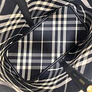 Burberry Small Check Shoulder Bag Black 26.5 x 13.5 x 46.5cm - 2