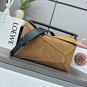 Loewe Brown Puzzle Shoulder Bag Unica 33x21x17cm - 1