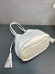 Prada Nappa Leather Shoulder Bag White 24x25x11cm - 6