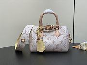 Louis Vuitton LV Speedy White Bag 18.0x12.5x11cm - 1