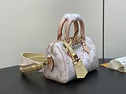 Louis Vuitton LV Speedy White Bag 18.0x12.5x11cm - 5