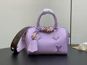 Louis Vuitton LV Speedy Purple Bag 18.0x12.5x11cm