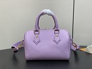 Louis Vuitton LV Speedy Purple Bag 18.0x12.5x11cm - 5