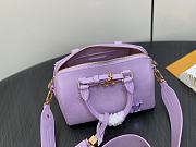 Louis Vuitton LV Speedy Purple Bag 18.0x12.5x11cm - 3