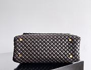 Bottega Veneta Patti Top Handle Bag Brown 26x19x11cm - 6