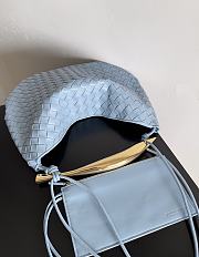 Bottega Veneta Sardine Top Handle Bag Blue 33x20x4cm - 2