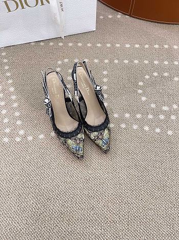 Dior Jadior Slingback Pump Transparent Mesh 10cm