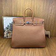 Hermes Birkin 50 Bag Togo Brown Silver 50cm - 1