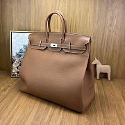 Hermes Birkin 50 Bag Togo Brown Silver 50cm - 5