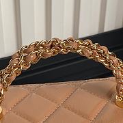 Chanel Vanity Top Handle Caramel Lambskin 17cm - 3