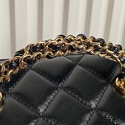 Chanel Vanity Top Handle Black Lambskin 17cm - 4