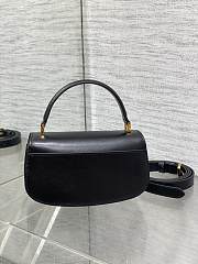 Dior Small 30 Montaigne Top Handle Bag Black Calfskin 19 x 9 x 8 cm - 2