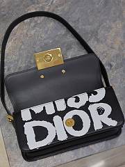 Dior Flap Bag Black White Miss Dior Graffiti Printed 22 x 11 x 6 cm - 4