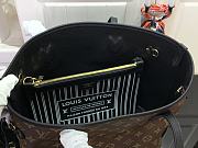 Louis Vuitton LV Neverfull MM Black Monogram 32x27x14cm - 3