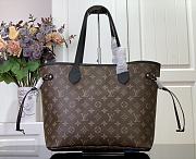 Louis Vuitton LV Neverfull MM Black Monogram 32x27x14cm - 2