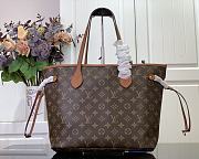 Louis Vuitton LV Neverfull MM Brown Monogram 32x27x14cm - 4