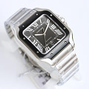 Cartier Sabtis De Steel Adlc Grey Dial Black - 3