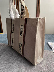 Chloe Large Woody Brown Tote Bag 45x33x13cm - 3