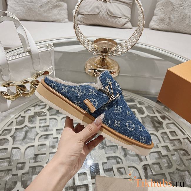 Louis Vuitton LV Cosy Mule Monogram Denim - 1