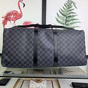 Louis Vuitton LV Keepall Bandouliere Damier Graphite 55x29x23cm - 2