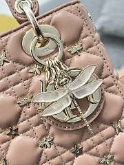 Dior Lady My ABCDior Small Bag Wind Rose Dragonfly 20 x 17 x 8 cm - 2