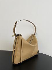 Fendi Simply Large Beige Leather Bag Beige 39.5x28x5.5cm - 3