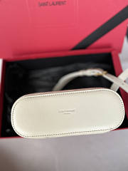 YSL Gaby Mini Vanity Bag White 18x11x6.5cm - 6