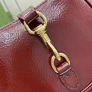 Gucci Jackie Notte Mini Bag Red Wine 19.5x18x3.5cm - 3