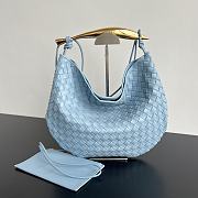 Bottega Veneta Large Sardine Top Handle Bag Blue 39x31x12cm - 1