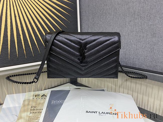 YSL Small Woc Envelope Bag 393953 Size 19 x 11.5 x 4 cm - 1