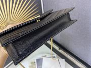 YSL Woc Wallet Chain Bag Black Gold 19cm - 5