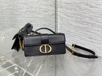 Dior Miss Montaigne Mini Bag Black Calfskin 20 x 10 x 4 cm