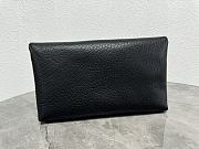 YSL Cassandre Large Envelope Pouch Black Gold 29.5×18×4.5cm - 2