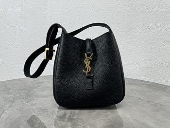 YSL Le 5 À 7 Soft Hobo Black 15x16x7cm