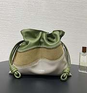 Loewe Flamenco Bag Clutch Avocado Green Ghost 30x24.5x10cm - 4