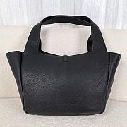 YSL LE 5 À 7 Bea Grained Leather Black 50x28x18cm - 5