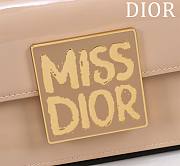 Dior Miss Flap Bag Rope Beige Patent Calfskin 22 x 11 x 6 cm - 6