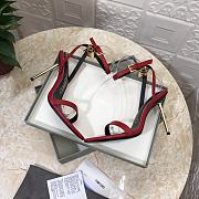 Tom Ford Padlock Red Leather Sandals Heels 10.5cm - 2