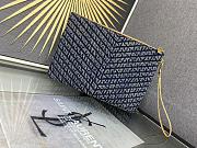 YSL Monogram Tablet Pouch Denim 30x21.5x2cm - 3