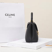 Celine Teen Nino Bag Calfskin Black 20.5x13x8cm - 2