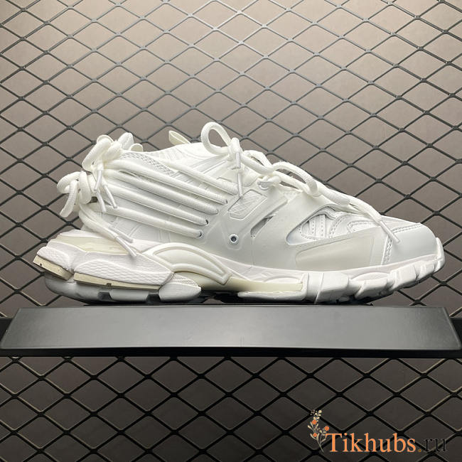 Balenciaga Track Sneakers In White - 1