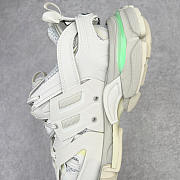 Balenciaga Led Track Sneakers In White - 5