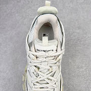 Balenciaga Led Track Sneakers In White - 4